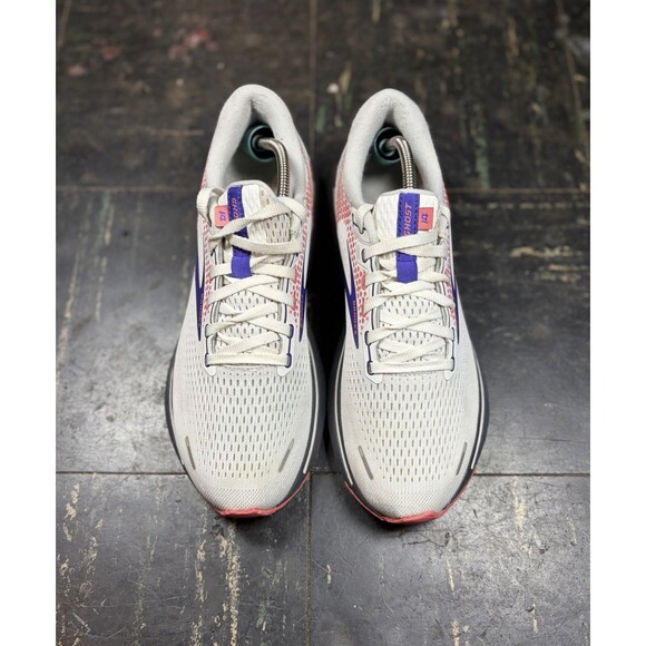 Brooks Ghost 14 Womens Shoes Size 9 White Running Walking Athletic Sneakers - Picture 3 of 6